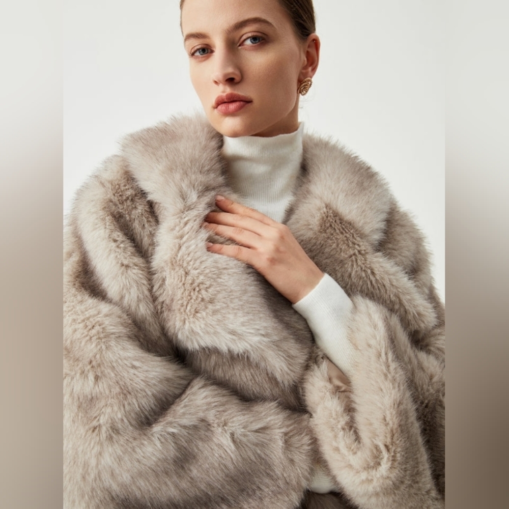 Commense Gray Teddy Jacket - image 2